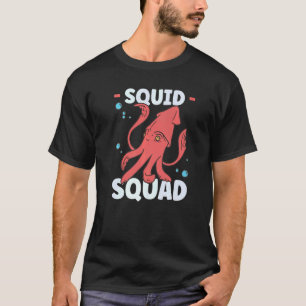 Squid Octopus Squid Marine Biologist 2 T-Shirt