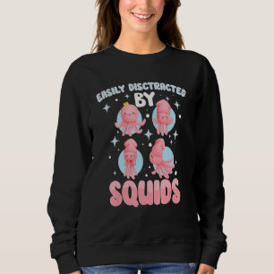 Squid Octopus Squid Marine Biologist Sweatshirt