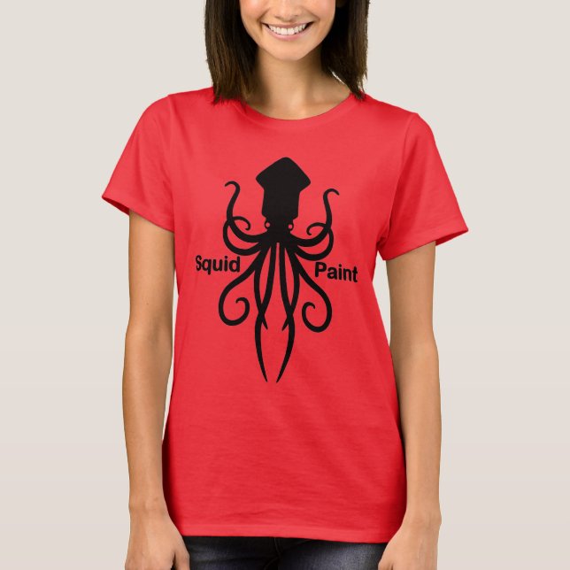 Squid paint logo T-Shirt (Front)