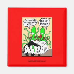 Squid Premanture Ejaculation Funny Magnet