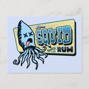 Squid Rum Postcard
