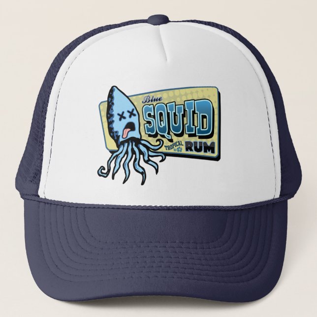 Squid Rum Trucker Hat (Front)