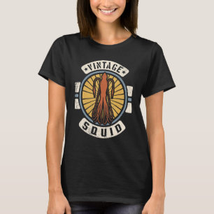 Squid Vintage Classic Retro 60s 70s Animal T-Shirt