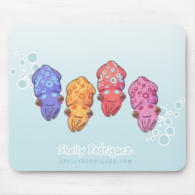Squiddins! Mouse Pad (Front)