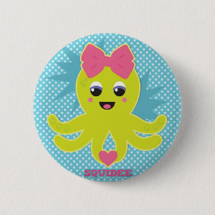 Squidee 2 Inch Round Button