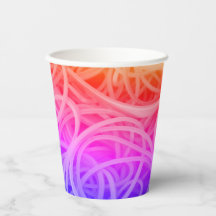 Squiggles in Hippy Chic 8oz Hot/Cold Paper cup