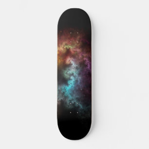 Squiggley Nebula Star Dust Cloud CRQENH Skateboard