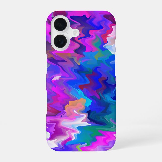 Squigglin' Time..... iPhone 16 Case (Back)
