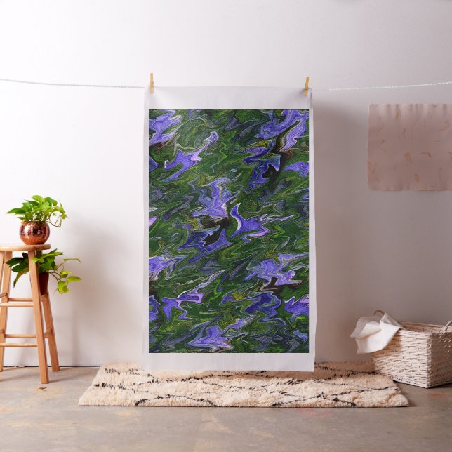 Squiggly Irises....... Fabric (In Situ)