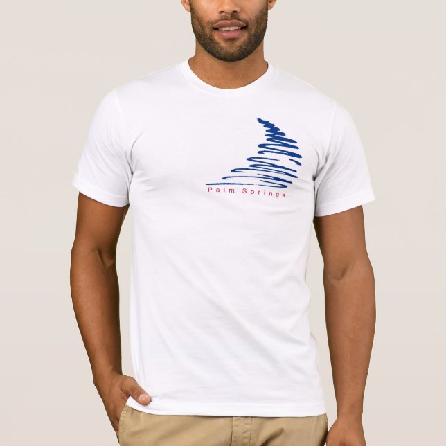 Squiggly Lines_Palm Springs t-shirt (Front)