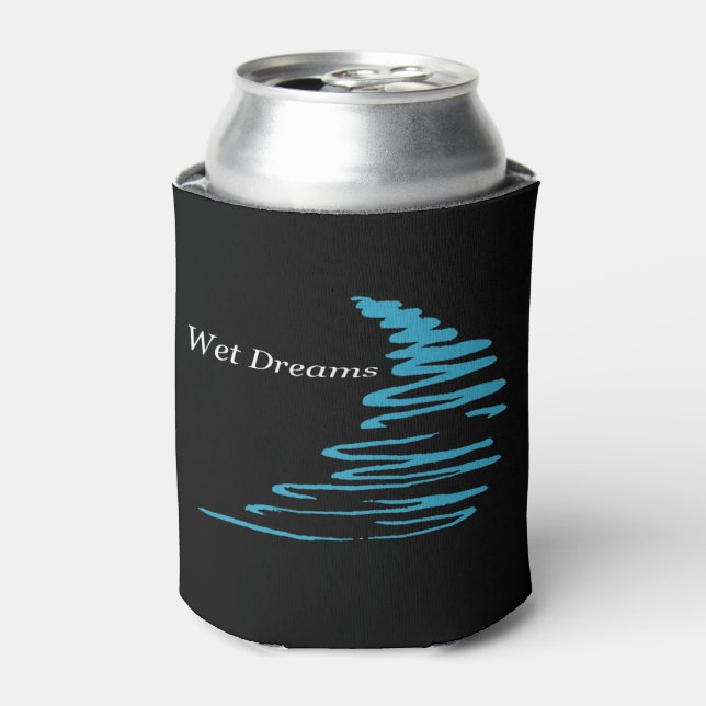 Squiggly Lines_Wet Dreams_Beverage Cozy Can Cooler (Can Front)