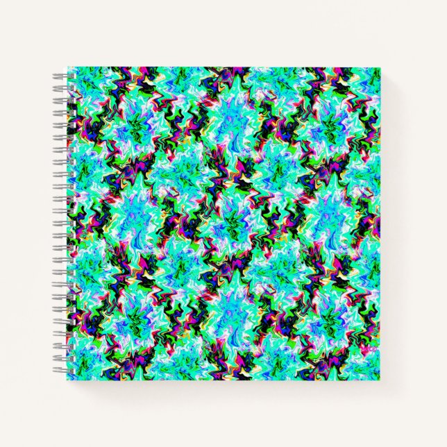 Squiggly party time.... notebook (Front)
