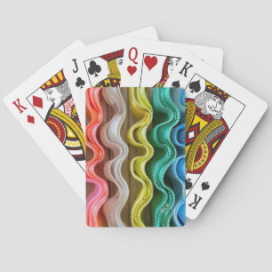 Squiggly Rainbow Playing Cards