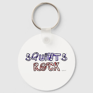 Squints Rock! Keychain