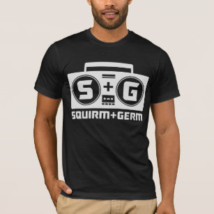 Squirm and Germ Official Boombox T-Shirt (Black)