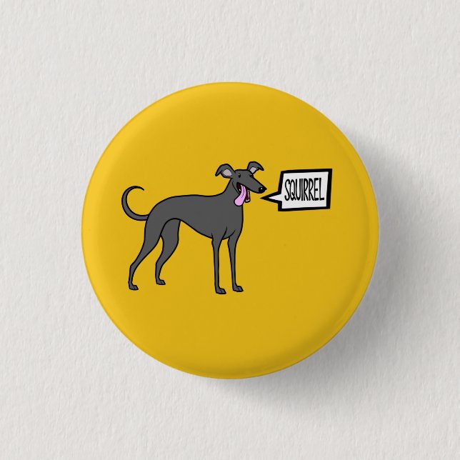 Squirrel! 1 Inch Round Button (Front)