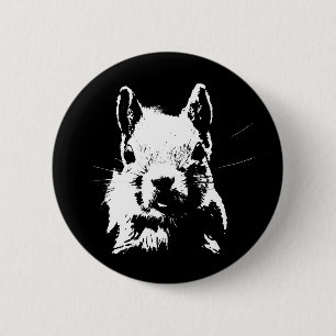Squirrel 2 Inch Round Button