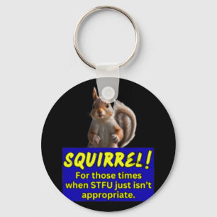 Squirrel 2 Sticker Keychain