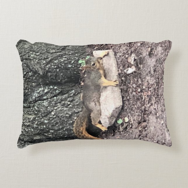 Squirrel Accent Pillow (Front)