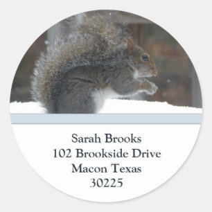 Squirrel Address Labels