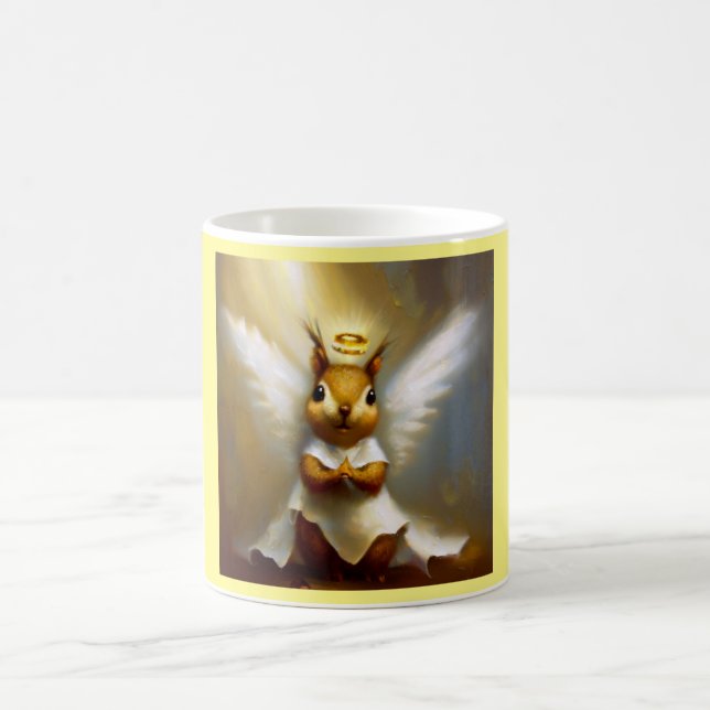 Squirrel Angel Coffee Mug (Center)