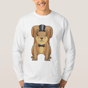 Squirrel as Groom with Suit T-Shirt