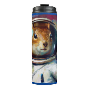 Squirrel Astronaut Thermal Tumbler