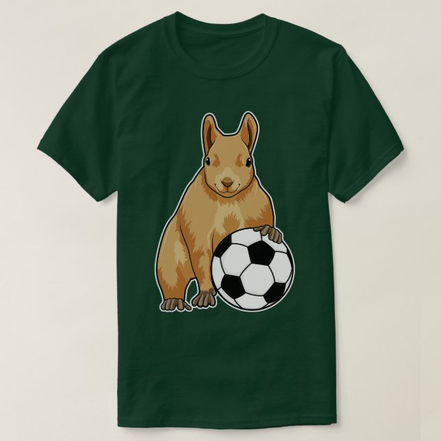 Squirrel at Sports T-Shirt (Design Front)