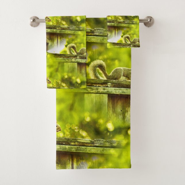 Squirrel Bath Towel Set (Insitu)