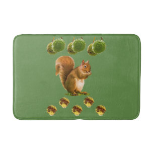 Squirrel Bathroom Bathmat