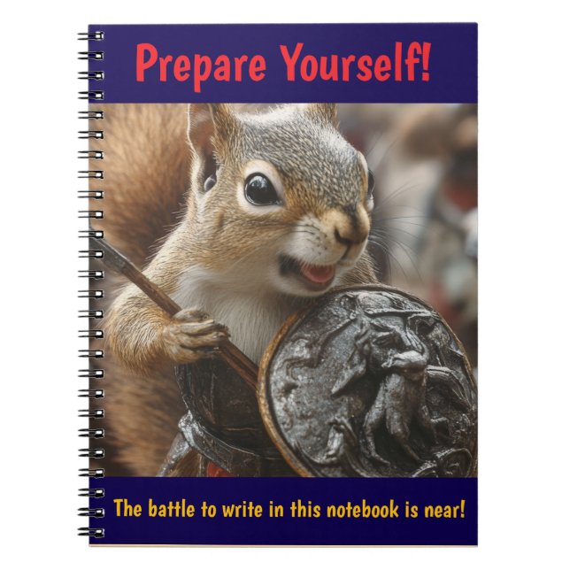 Squirrel Battle Notebook (Front)