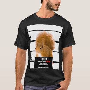 Squirrel Bird Feeder  Thief Empty Feeder Gag T-Shirt