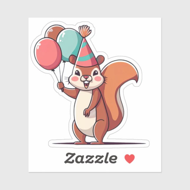 Squirrel Birthday (Sheet)