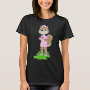 Squirrel Birthday Nurse T-Shirt