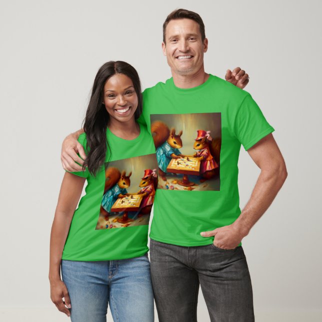Squirrel Board Game T-Shirt (Unisex)