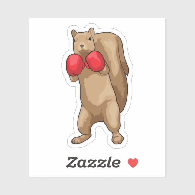 Squirrel Boxer Boxing gloves (Sheet)