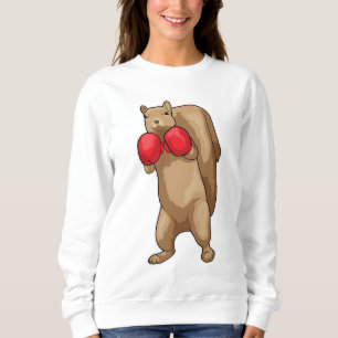 Squirrel Boxer Boxing gloves Sweatshirt