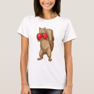 Squirrel Boxer Boxing gloves T-Shirt