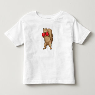 Squirrel Boxer Boxing gloves Toddler T-shirt