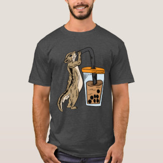 Squirrel Bubbleea Drinker Gift funny T-Shirt