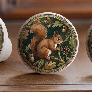 Squirrel Ceramic Pull Knob