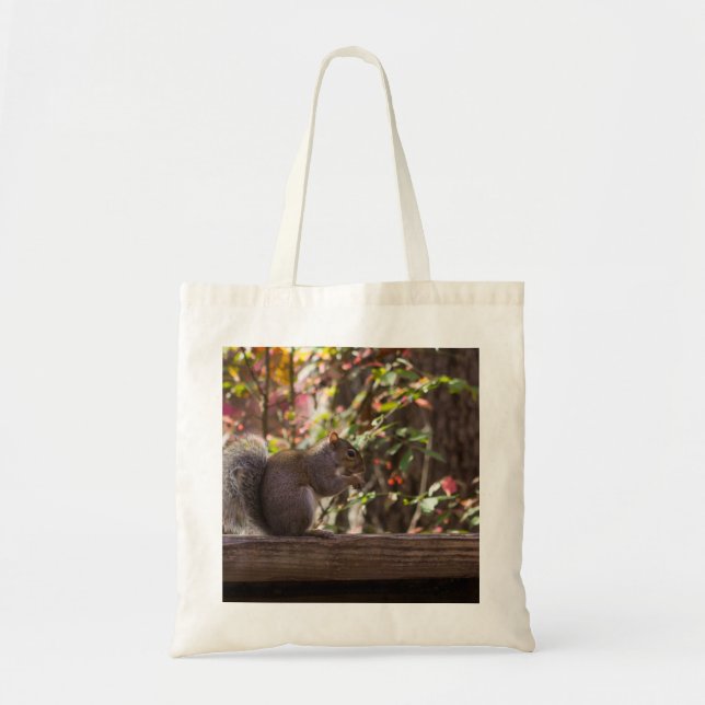 Squirrel Chow Time Tote Bag (Front)