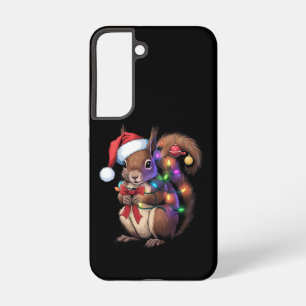 Squirrel Christmas Lights Xmas Party Family Samsung Galaxy Case