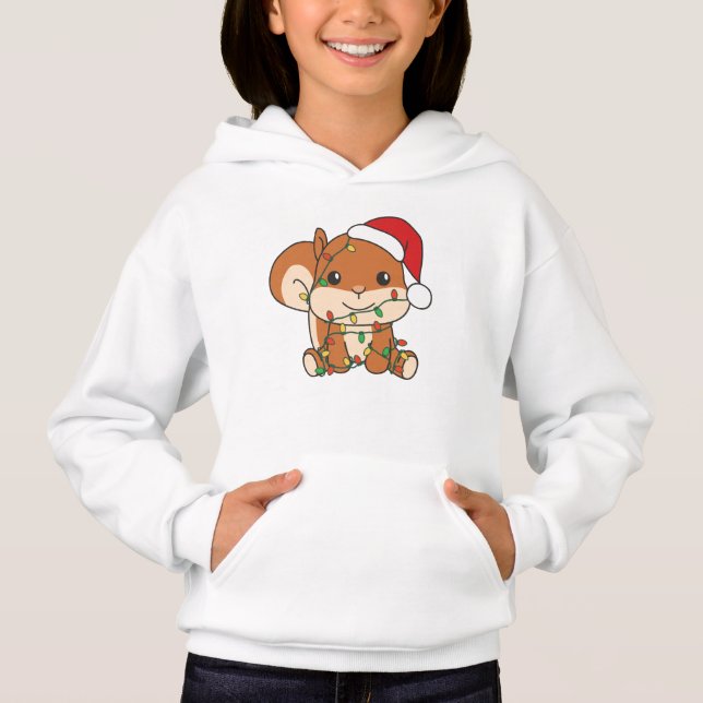 Squirrel Christmas Winter Animals Holiday Squirrel (Front)