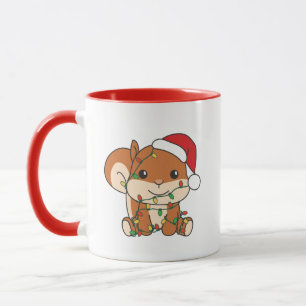 Squirrel Christmas Winter Animals Holiday Squirrel Mug