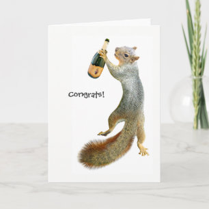 Squirrel Congratulations Card