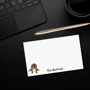 Squirrel cute funny name monogram post-it notes