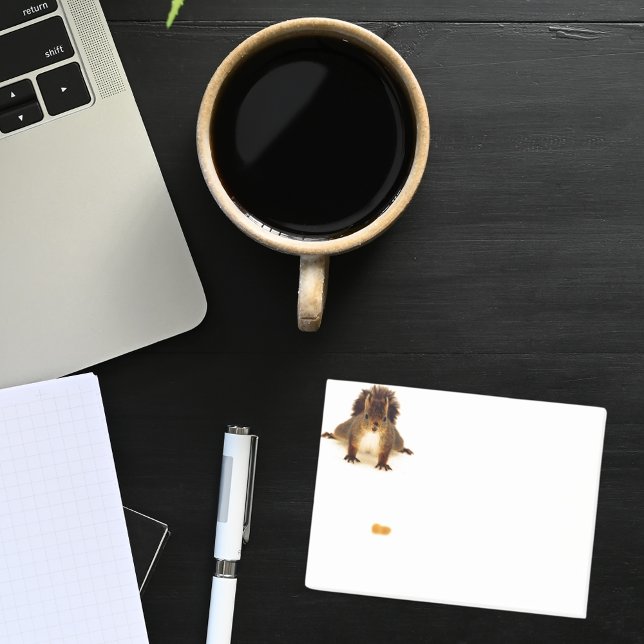 Squirrel cute funny post-it notes (Creator Uploaded)