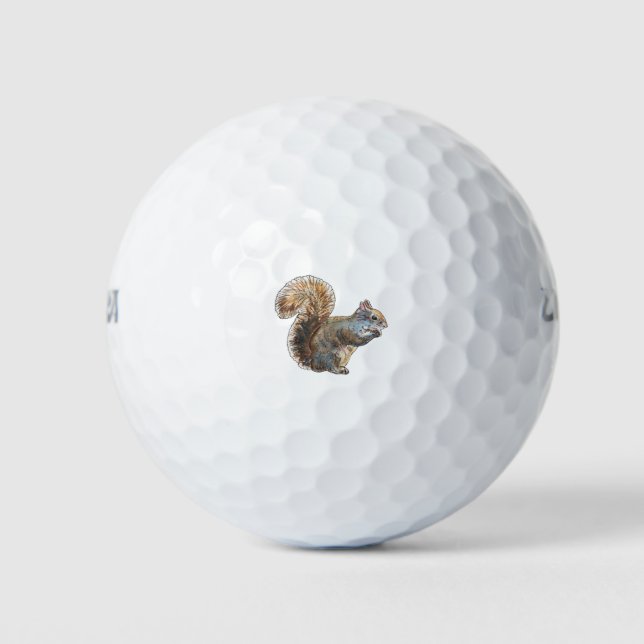 Squirrel Cutie Golf Balls (Front)