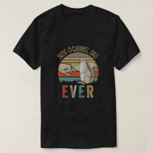 Squirrel Dad Funny Best Squirrel Dad Ever T-Shirt